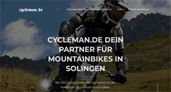 Desktop Screenshot of cycleman.de